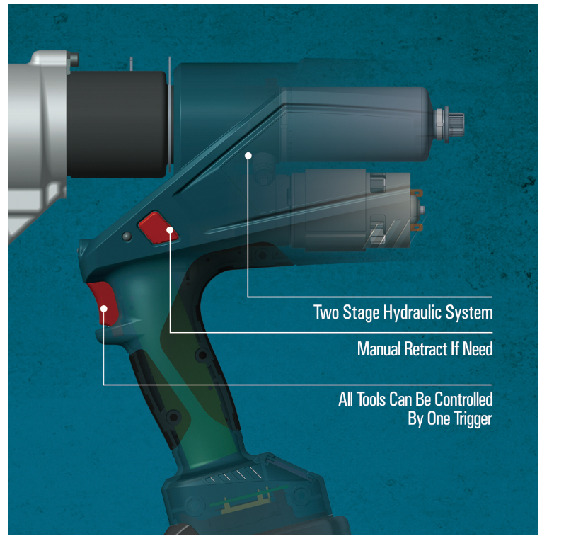 Zupper Ed-105 Battery Powered Hydraulic Copper Cable Professional Electric Scissors Industrial Cutting Tool