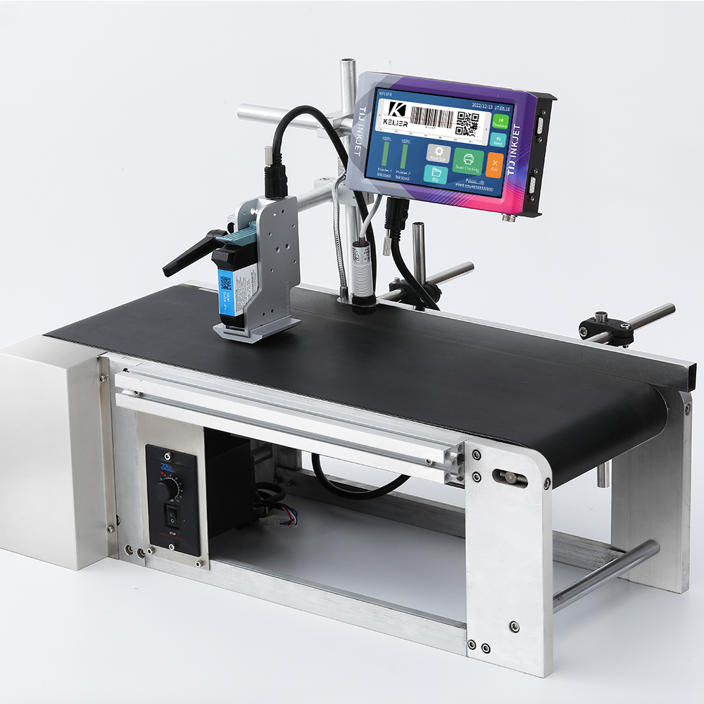 Kelier Inkjet Date Printer with Conveyor Belt