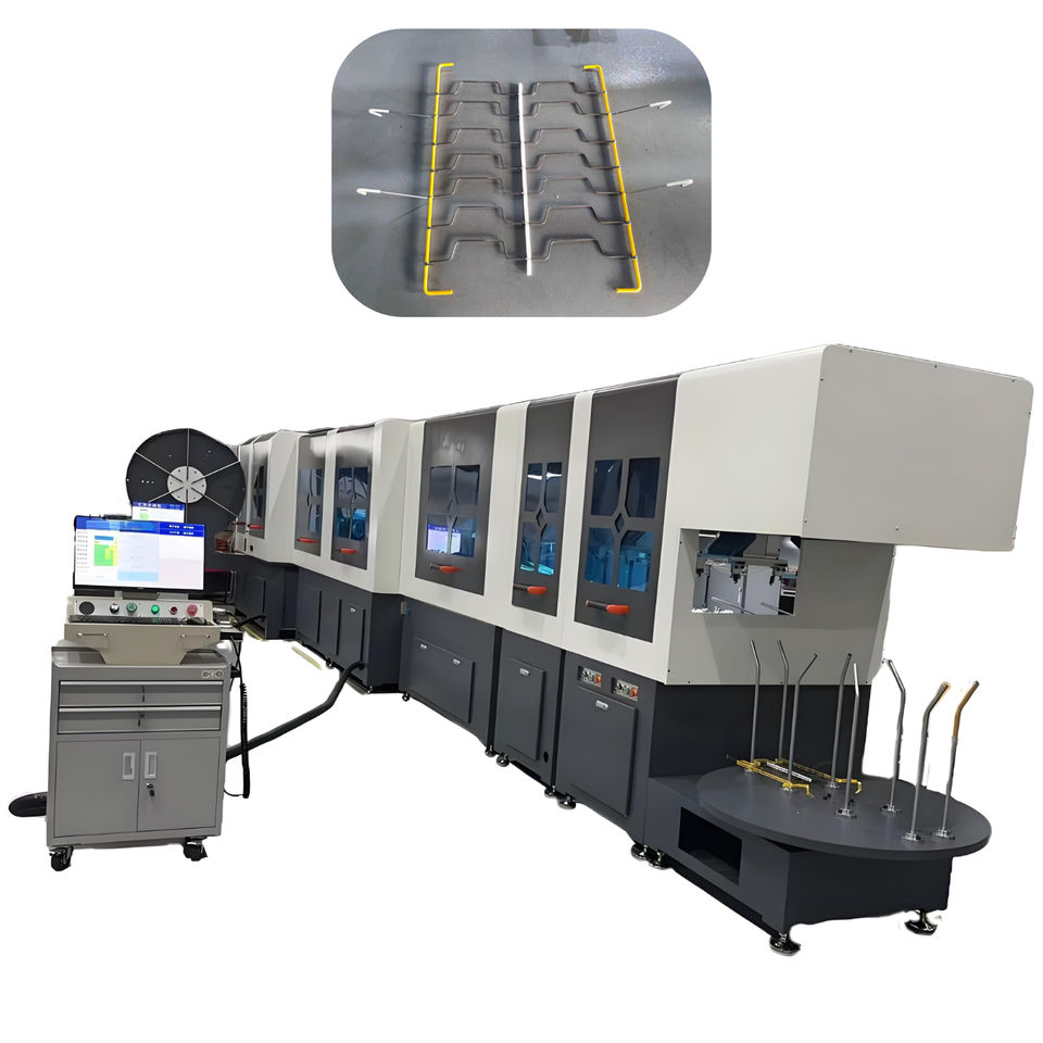 Fully Automatic Production Line for Automotive Seatback Mesh Including Wire Bending Feature Pipe and Tube Bending Machine