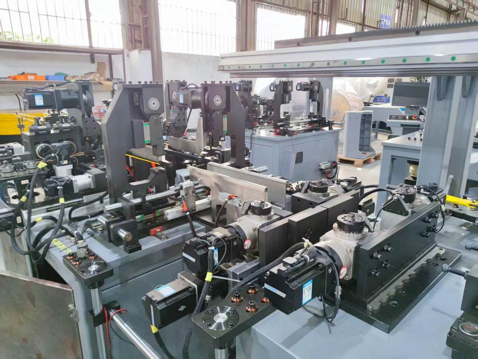 Fully Automatic Production Line for Automotive Seatback Mesh Including Wire Bending Feature Pipe and Tube Bending Machine