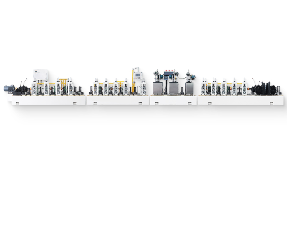 Fully Automatic Galvanized/Iron/Stainless Metal Tube Production Line Pipe Making Machine with Core Components Engine and Motor