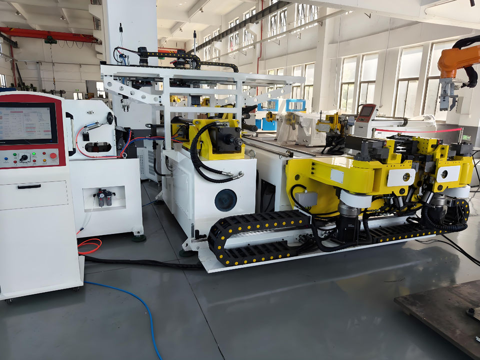 Automatic Stainless Steel and Alloy Pipe Bender Machine Left and Right Headrest for Automotive Steel Tube Bending