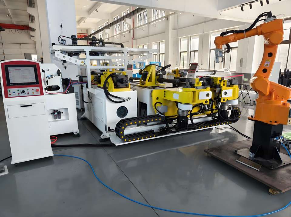 Automatic Stainless Steel and Alloy Pipe Bender Machine Left and Right Headrest for Automotive Steel Tube Bending