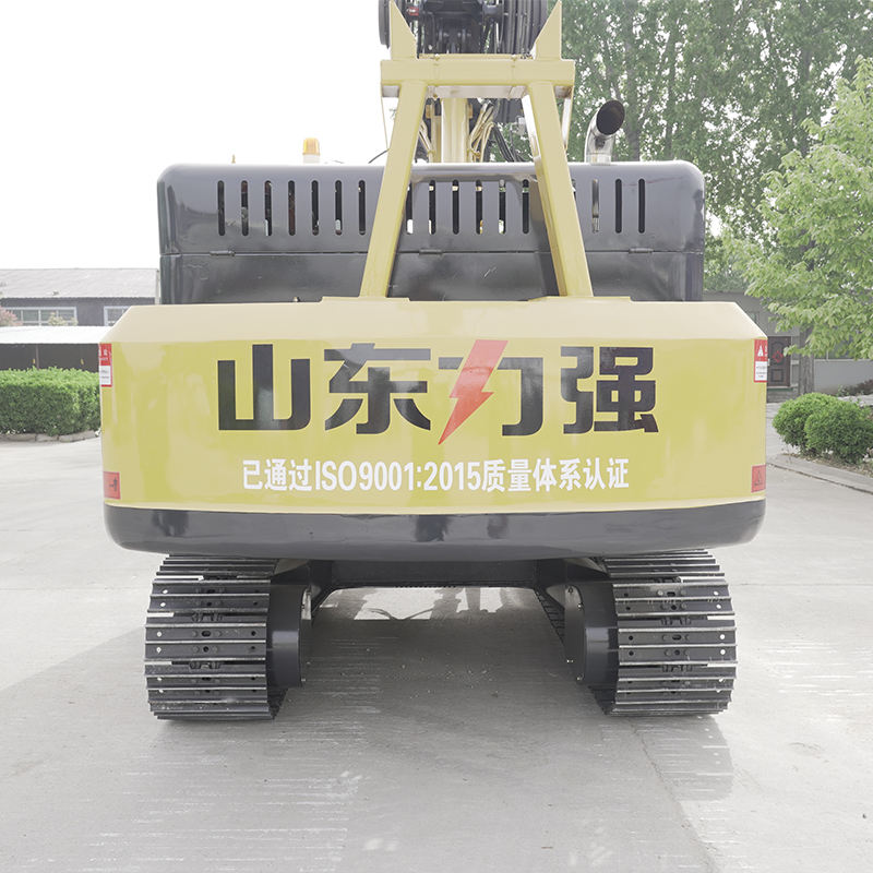 Crawler Type Square Pole Vibro Hammer Pile Driver Post Pile Driver Portable Bore Pile Drilling Machine Rotary Drilling Rig