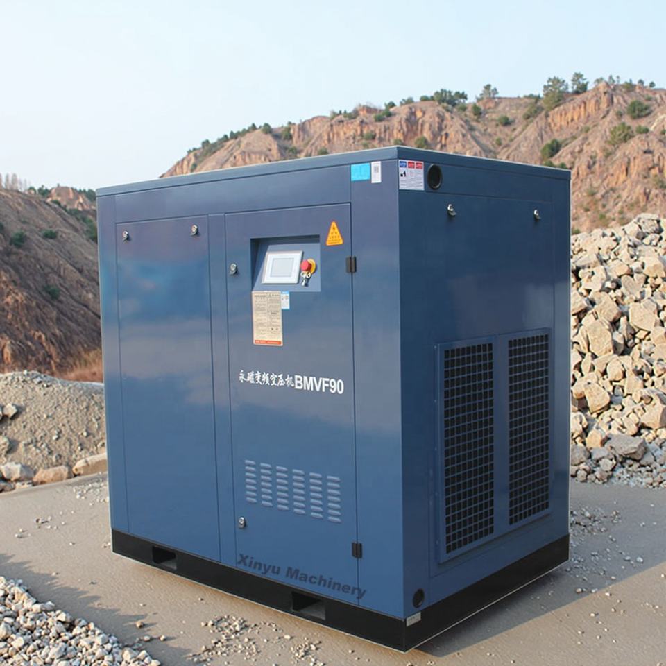 Kaishan Industrial Air Compressor 90KW 120HP, Stable Pressure for Powering Multiple Pneumatic Tools on Conveyor Lines