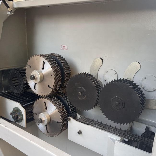 Woodworking Machinery Heavy Duty Wood Round Log Multi Blade Circular Rip Saw Wood Cutting Machine for Board Production