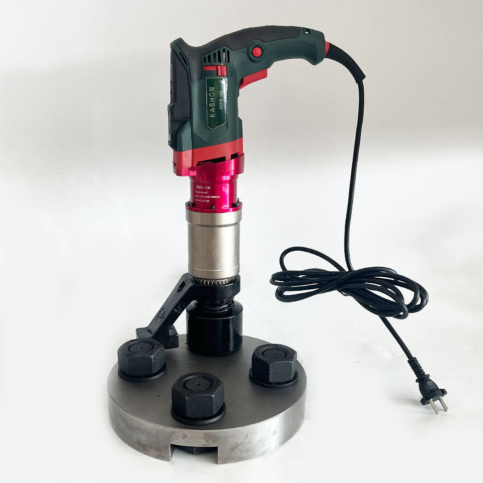 1000-12000Nm Heavy Duty Electric Bolt Tightener Straight Handle Digital Electric Torque Wrench