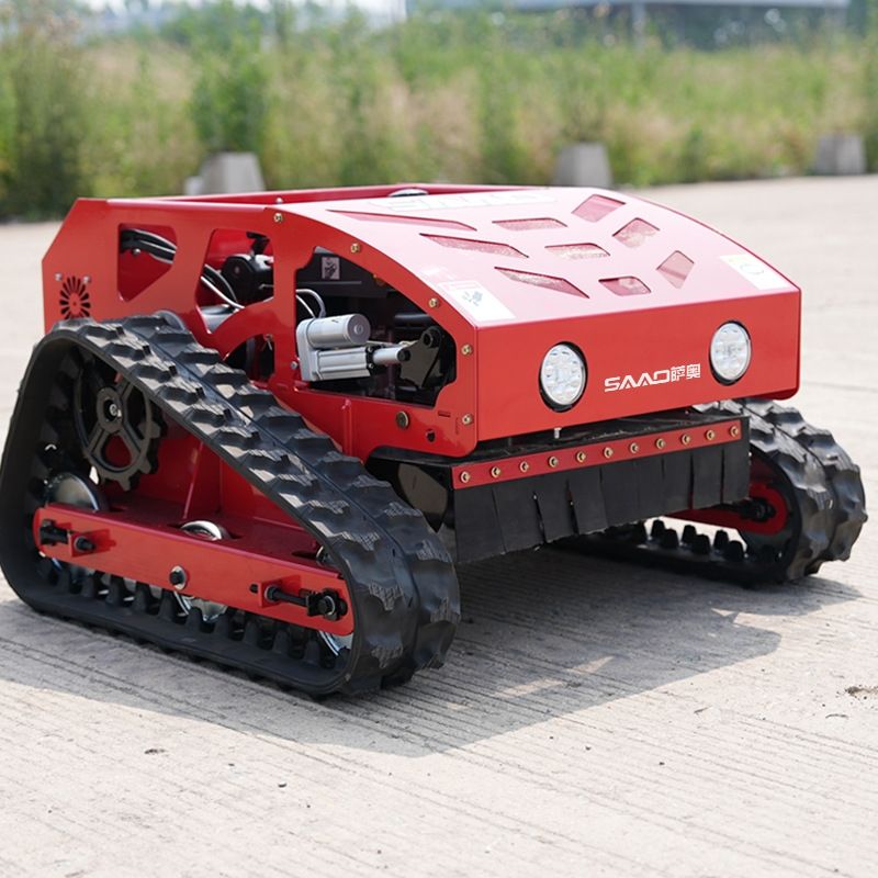 Industrial 24V Diesel Powered Self Propelled Lawn Mower Steel Blade Garden Tool