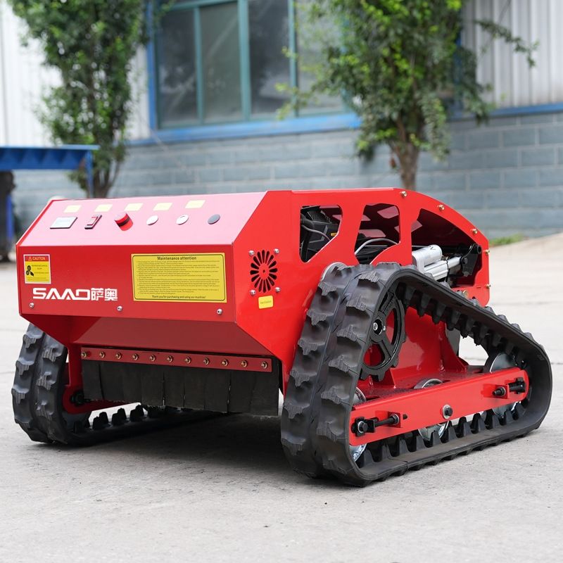 Industrial 24V Diesel Powered Self Propelled Lawn Mower Steel Blade Garden Tool