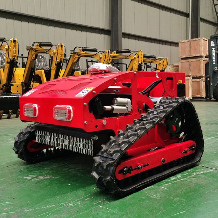 Industrial 24V Diesel Powered Self Propelled Lawn Mower Steel Blade Garden Tool