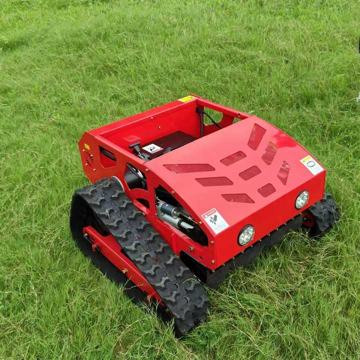 Industrial 24V Diesel Powered Self Propelled Lawn Mower Steel Blade Garden Tool