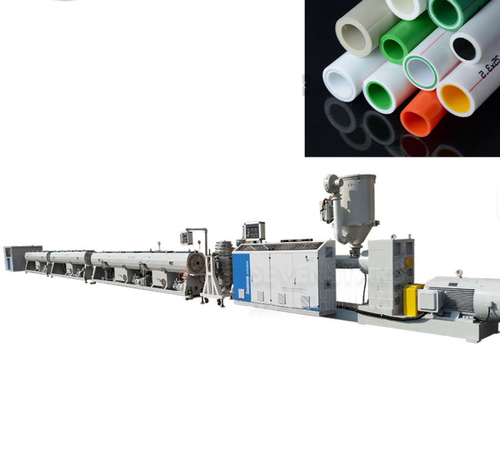 Automatic Plastic PE HDPE PPR Plastic Pipe Production Line Making Machine Machine with Pump Motor Engine Core Components