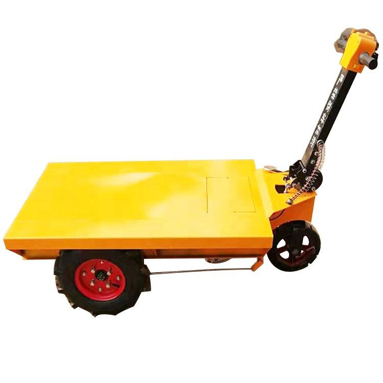 Construction Tool 3 Wheel Multifunctional Powered Electric Platform Trolley