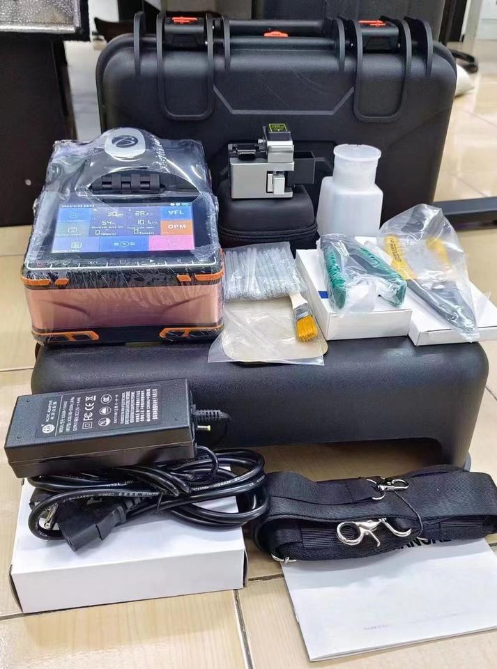 Industrial Grade Fiber Splicing Tools 6 Motors Splicing Machine H9 Fiber Optic Fusion Splicer