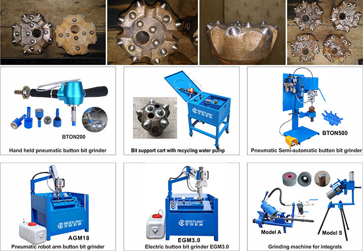BTON200 Handheld Bits Surface Grinder for Stone Drilling Industry
