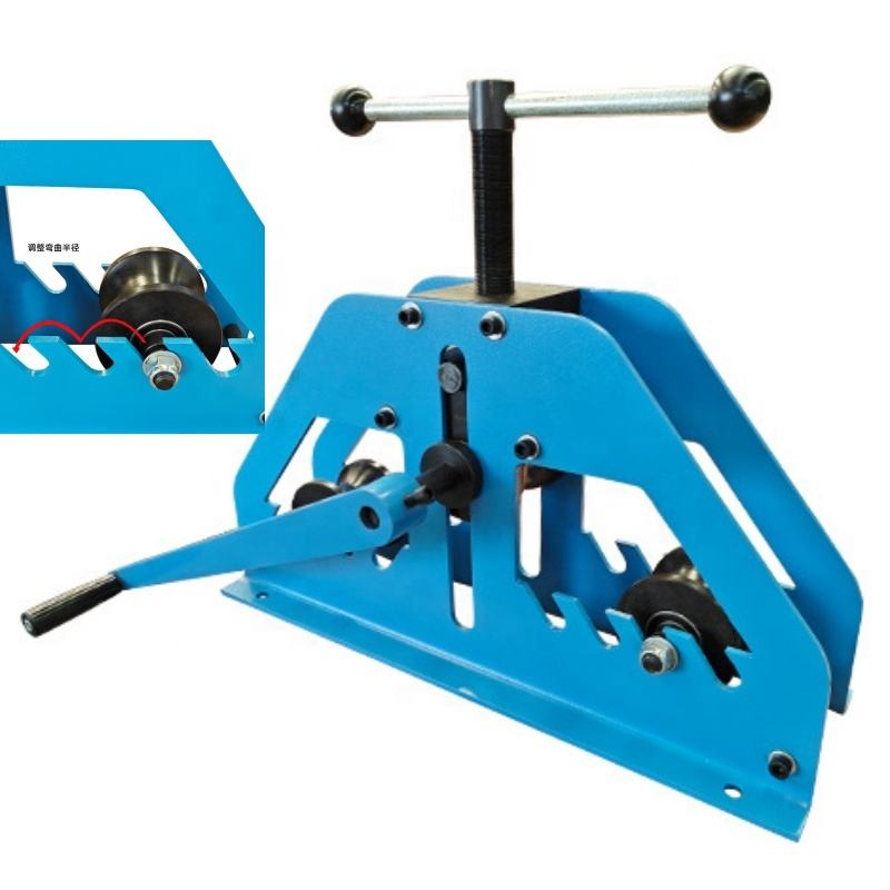 TR-60 Manual Metal Tube Bender Stainless Steel/C Alloy/A Aluminum Roller Bender Machine