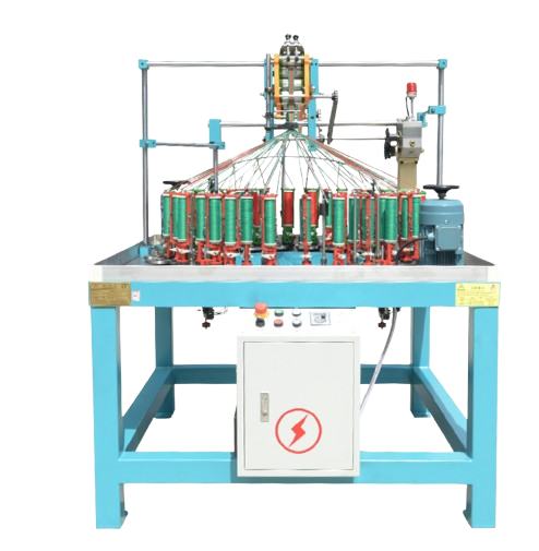 High-Speed Braiding Machine for White Knitted Rubber Braided Elastic Flat Band Manufacturer