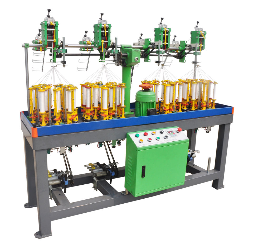 SHD 17 Spindle 4 Heads Elastic Bands and Flat Shoelace Rope Making Machine Used for Nike/ Balance...brand