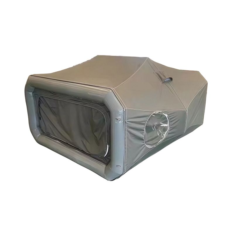 Portable 5+ Person Spacecraft Inflatable Camping Tent Waterproof Customizable Size Color Durable Oxford Fabric