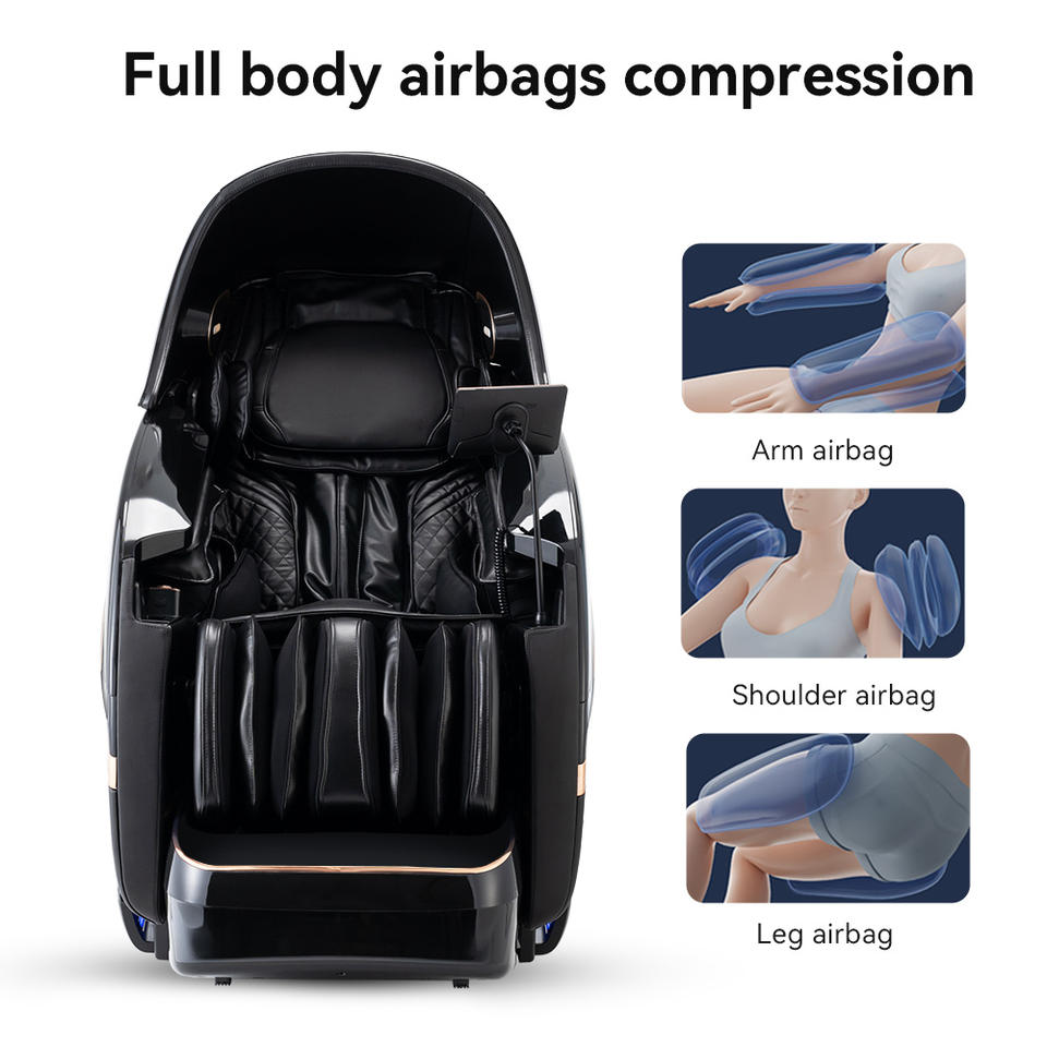 Mstar Shiatsu MS-131PLUS 4D Voice Massage Chair - Luxury Full Body with Hot Compress & Intelligent Control