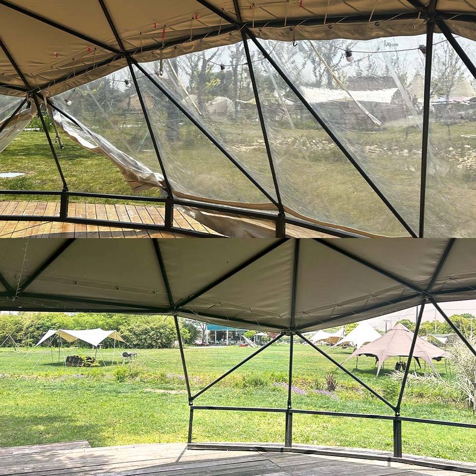 Geodesic Dome Modern Glamping Hotel Tent Luxury Outdoor Tents for Party or Resort