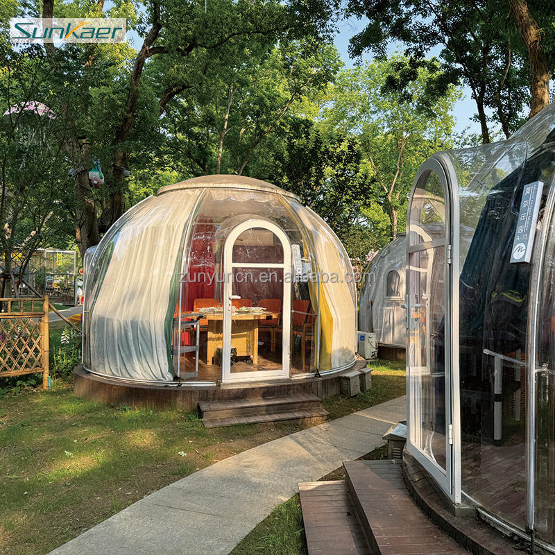 Choice Customized Modern Garden Dome Shaped Sunroom Outdoor Dome House for Homes Cafe Hotels Dining