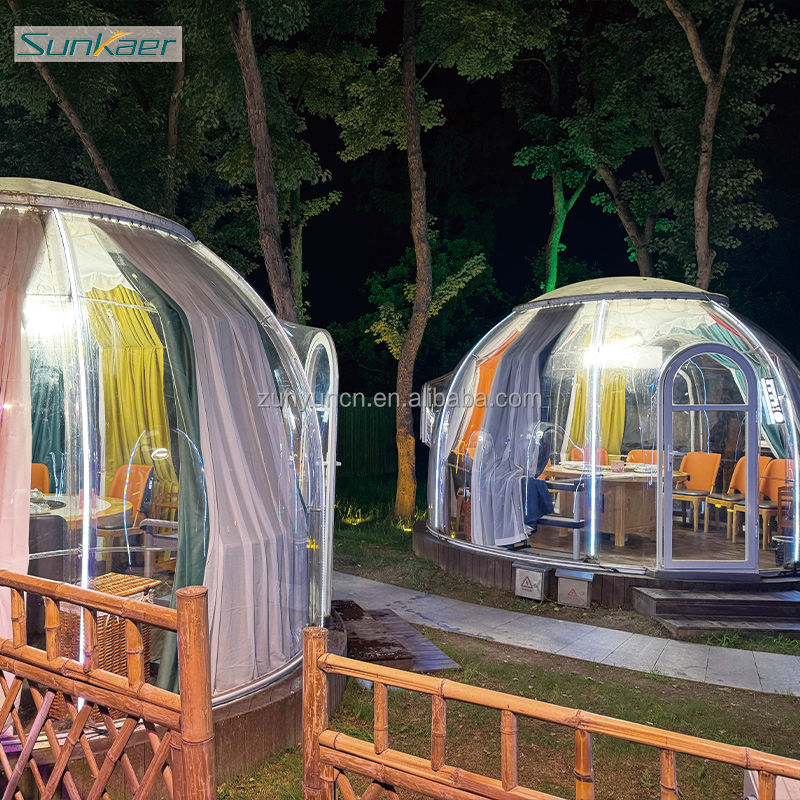 Choice Customized Modern Garden Dome Shaped Sunroom Outdoor Dome House for Homes Cafe Hotels Dining