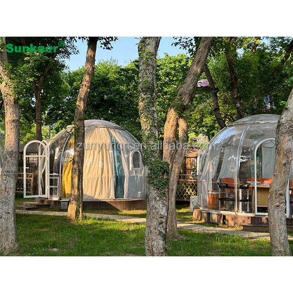 Choice Customized Modern Garden Dome Shaped Sunroom Outdoor Dome House for Homes Cafe Hotels Dining