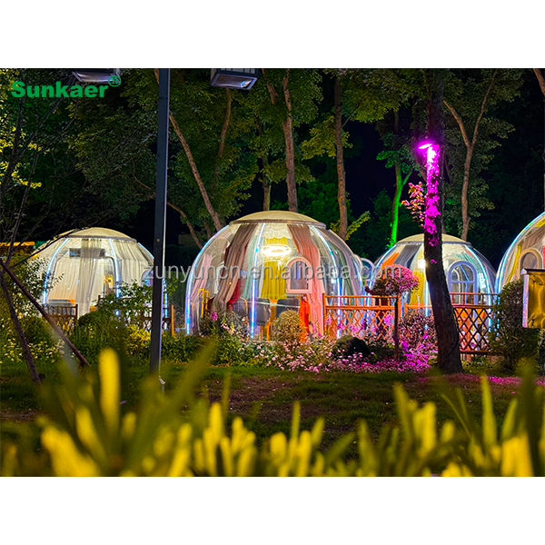 Choice Customized Modern Garden Dome Shaped Sunroom Outdoor Dome House for Homes Cafe Hotels Dining