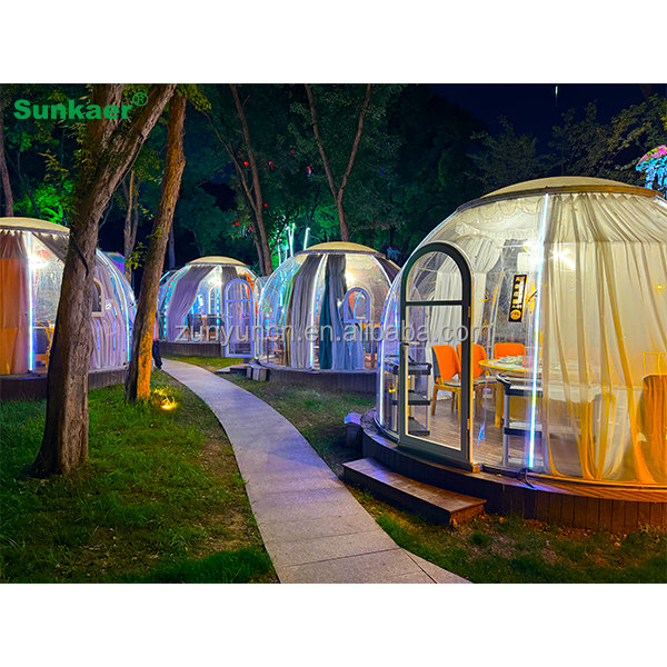 Choice Customized Modern Garden Dome Shaped Sunroom Outdoor Dome House for Homes Cafe Hotels Dining