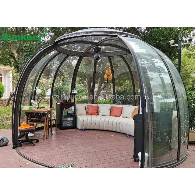 Designs Detachable Igloo Dome House With Bathroom 360 Degrees Full Transparency Outdoor Prefab Hotel Home