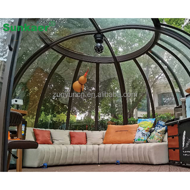Designs Detachable Igloo Dome House With Bathroom 360 Degrees Full Transparency Outdoor Prefab Hotel Home