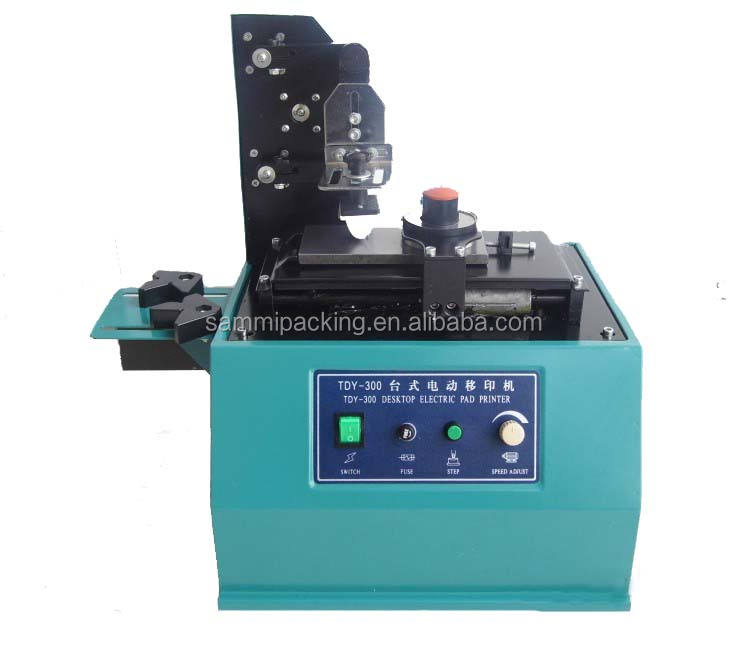 High Efficiency Electric Semi-automatic Pad Printing Machine for Plastic Rings and Bags One Color Cup Pad Printer 220V