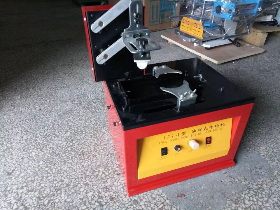 Desktop Electric Pad Printing Machine Used Oilcup Ink Manual Pad Printer