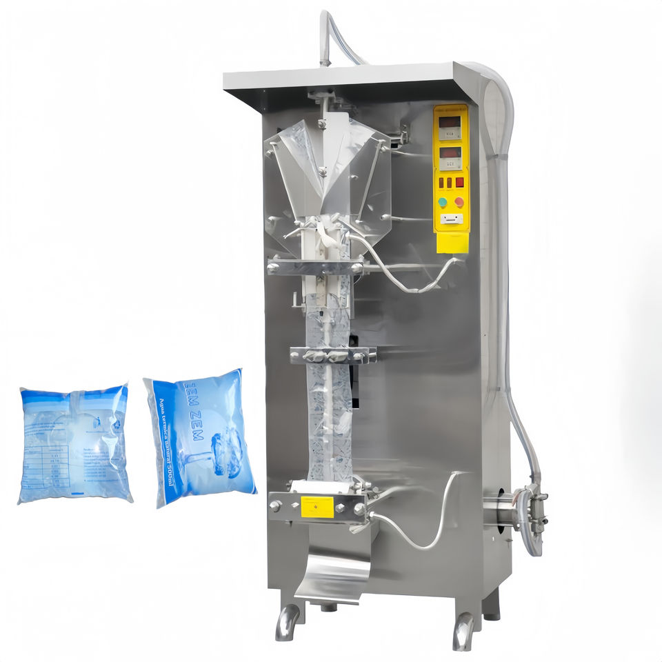 Low Cost Automatic 500ml Pure Sachet Water Filling Machine 2000BPH for Ghana Liberia PE Film Pump Motor for Food Beverage