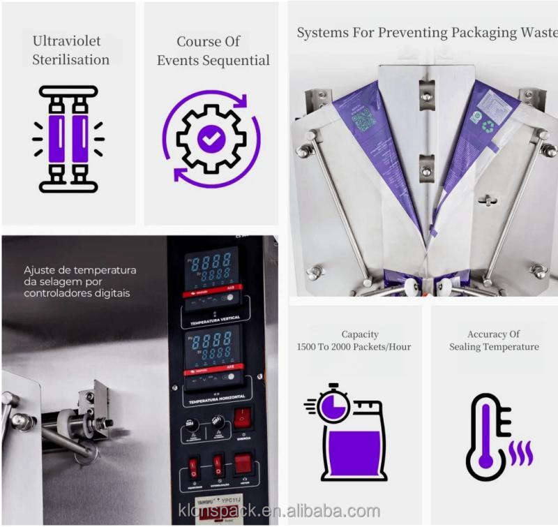 Low Cost Automatic 500ml Pure Sachet Water Filling Machine 2000BPH for Ghana Liberia PE Film Pump Motor for Food Beverage