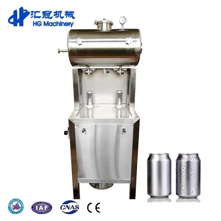 Semi-Automatic Beer Filling Machine for Cans Beer Canning Machine