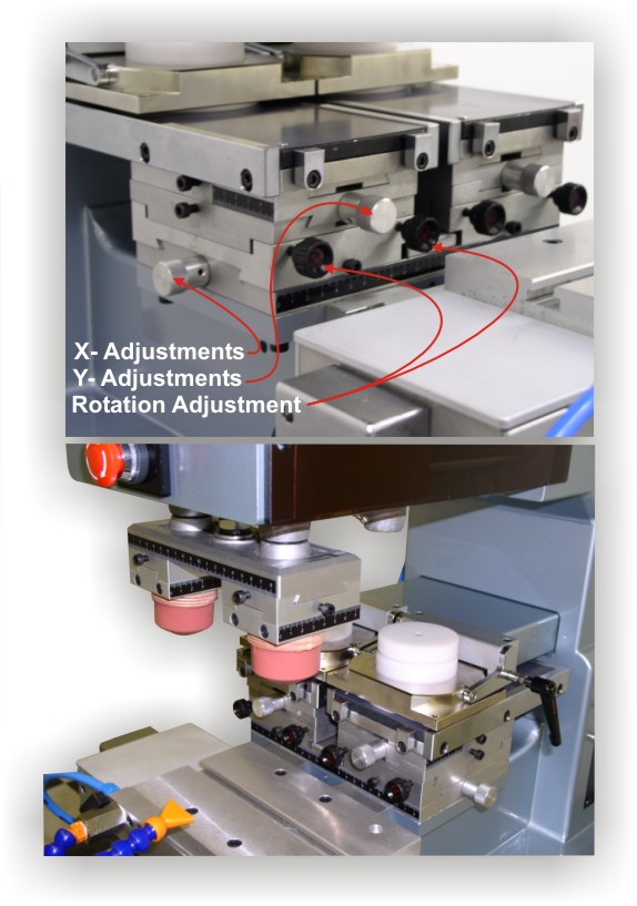 Pad Printing Machine Manufacture Electric Pad Printer Desktop Pad Printer 2 Colors