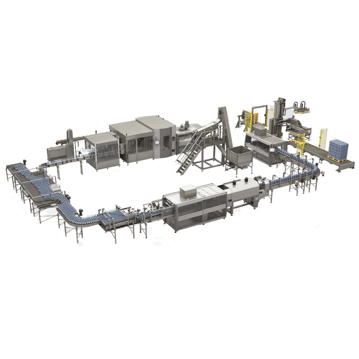 Automatic Water Production Line of Mineral Water With Filling and Packing Machine