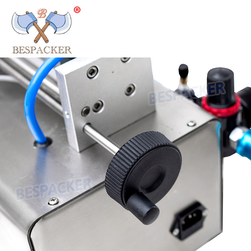 Bespacker Semi - Auto Lotion Bottle Cosmetic Filler Water Beverage Honey Cream Piston Paste Liquid Filling Machine