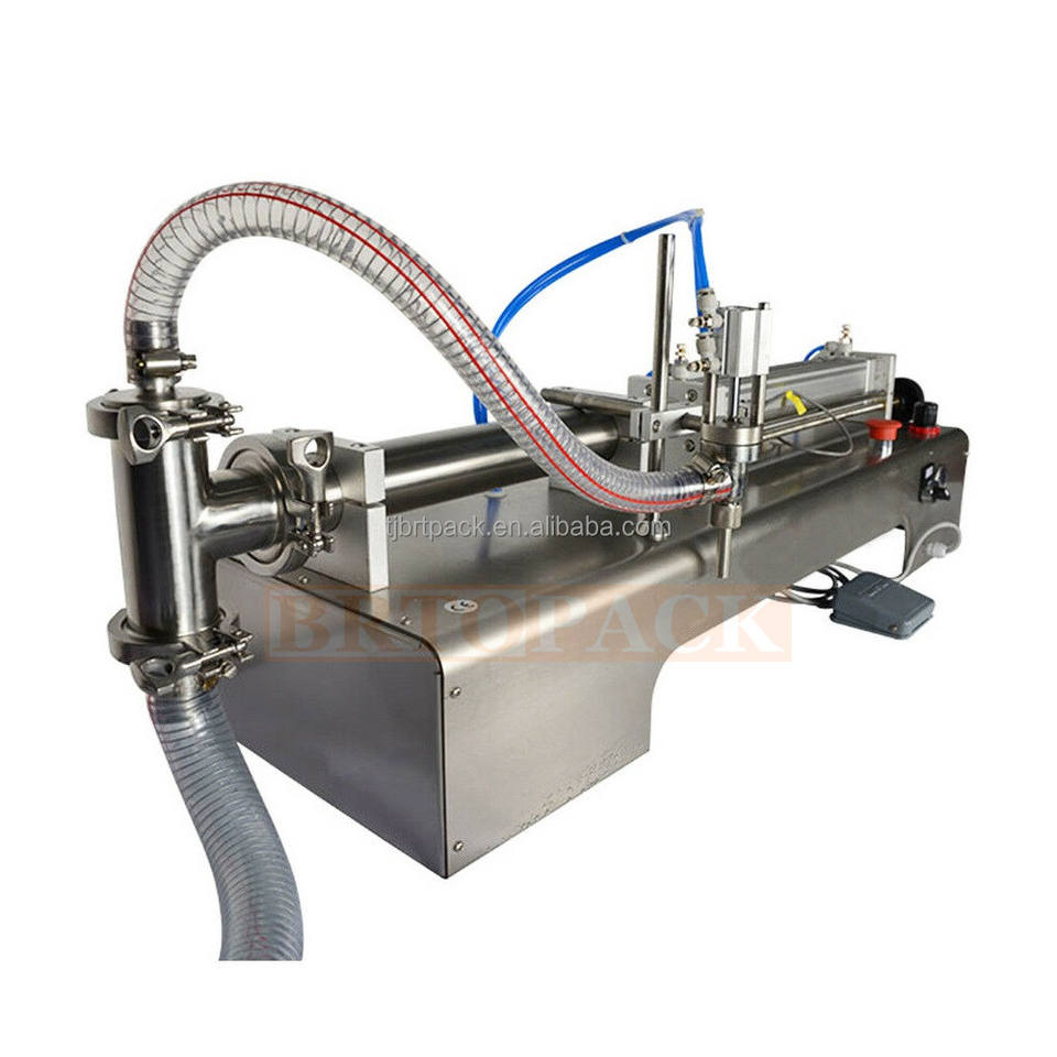 High Precision Auto Filling Machine for 10-100ML Glass Bottles Single Nozzle for High Viscosity Liquid Essential Oils Beverages