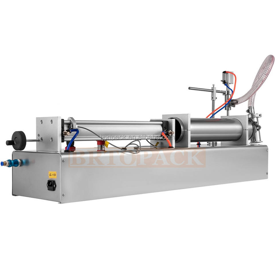 High Precision Auto Filling Machine for 10-100ML Glass Bottles Single Nozzle for High Viscosity Liquid Essential Oils Beverages