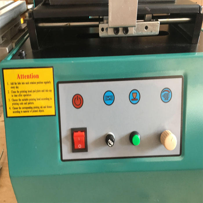 Oil Cup Inkjet Label Printer for Plastic/Metal/Glass Electric Pad Printing Machine for Pattern Date Code Print
