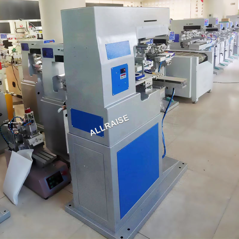 Pad Printing Ceramic Bowl 2 Color Electric Digital Pad Printer With Closed Inkup Printing Machine