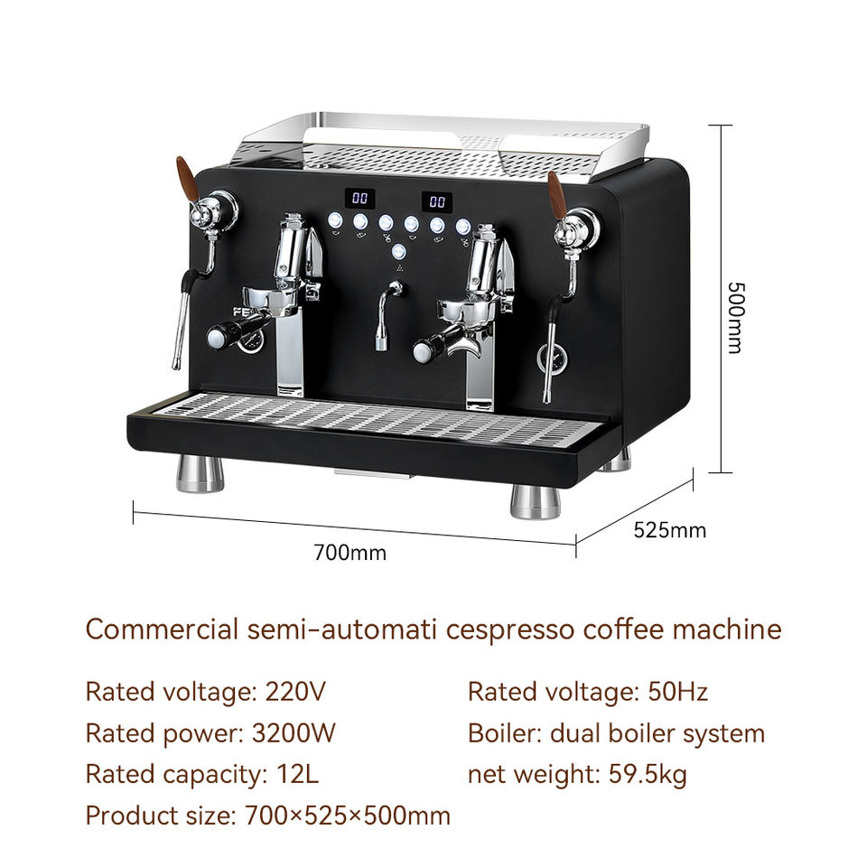 Professional Manufacturer Semi Automatic Commercial Coffee Maker Industrial Commercial Espresso Coffee Machine for Cafe