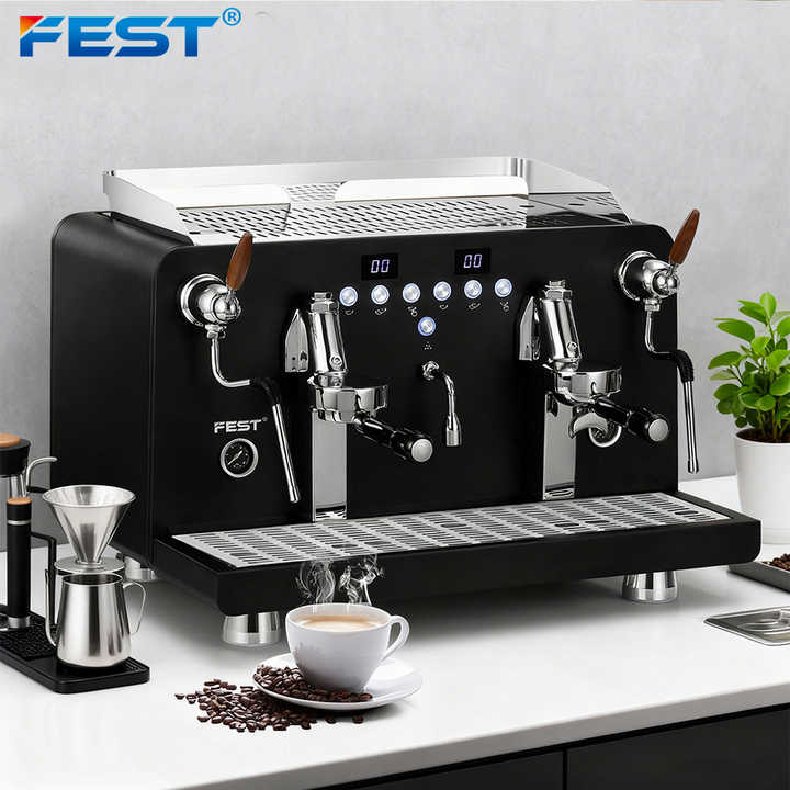 Professional Manufacturer Semi Automatic Commercial Coffee Maker Industrial Commercial Espresso Coffee Machine for Cafe