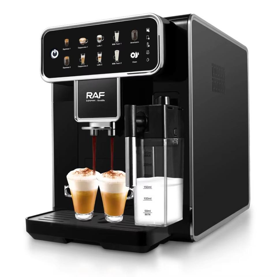 High End Atmosphere Household Commercial Intelligent Fully Automatic Touch Screen Smart Espresso Coffee Maker Machine