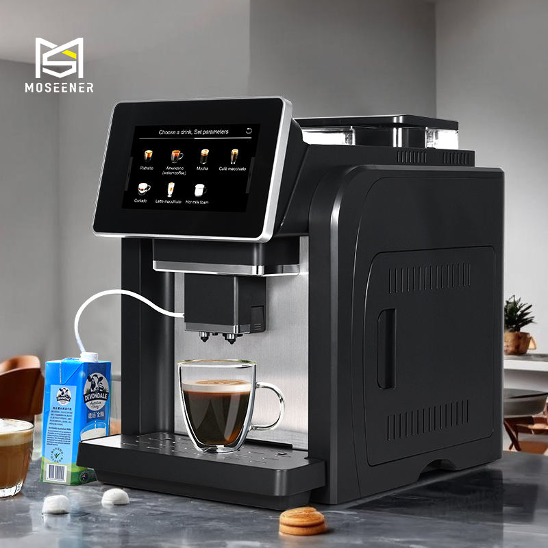 MOSEENER Professional Coffee Machine Automatic Coffee Machine Fully Automatic Screen Control Commercial Espresso Coffee Machine