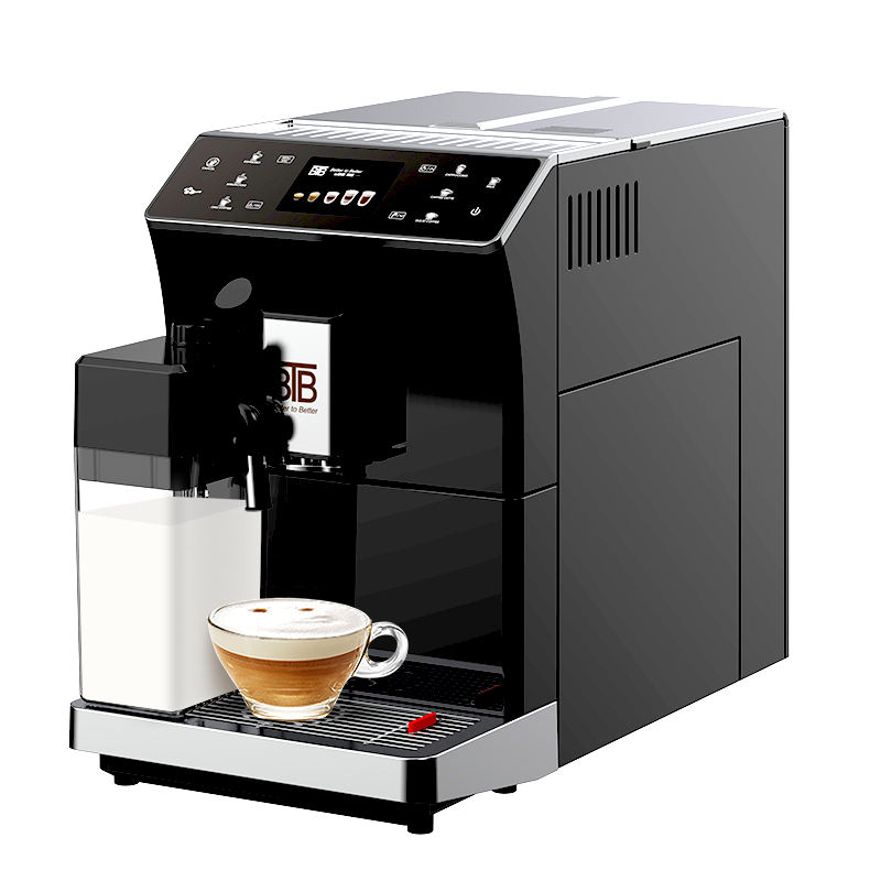 BTB-202 Smart Professional Espresso Cappuccino Latte Fresh Bean to Cup Fully Automatic Coffee Machine for Home Office