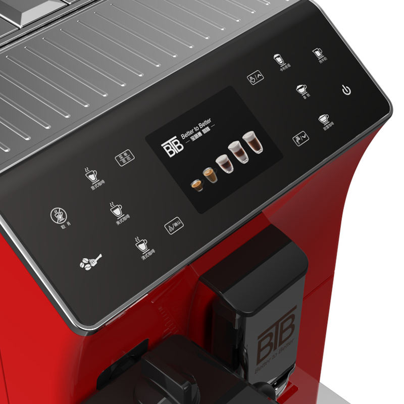 BTB-202 Smart Professional Espresso Cappuccino Latte Fresh Bean to Cup Fully Automatic Coffee Machine for Home Office